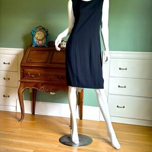 Positive Attitude Black Sheath Midi Dress